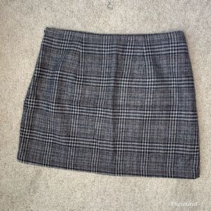 ☁️Plaid fall short skirt forever21 size large